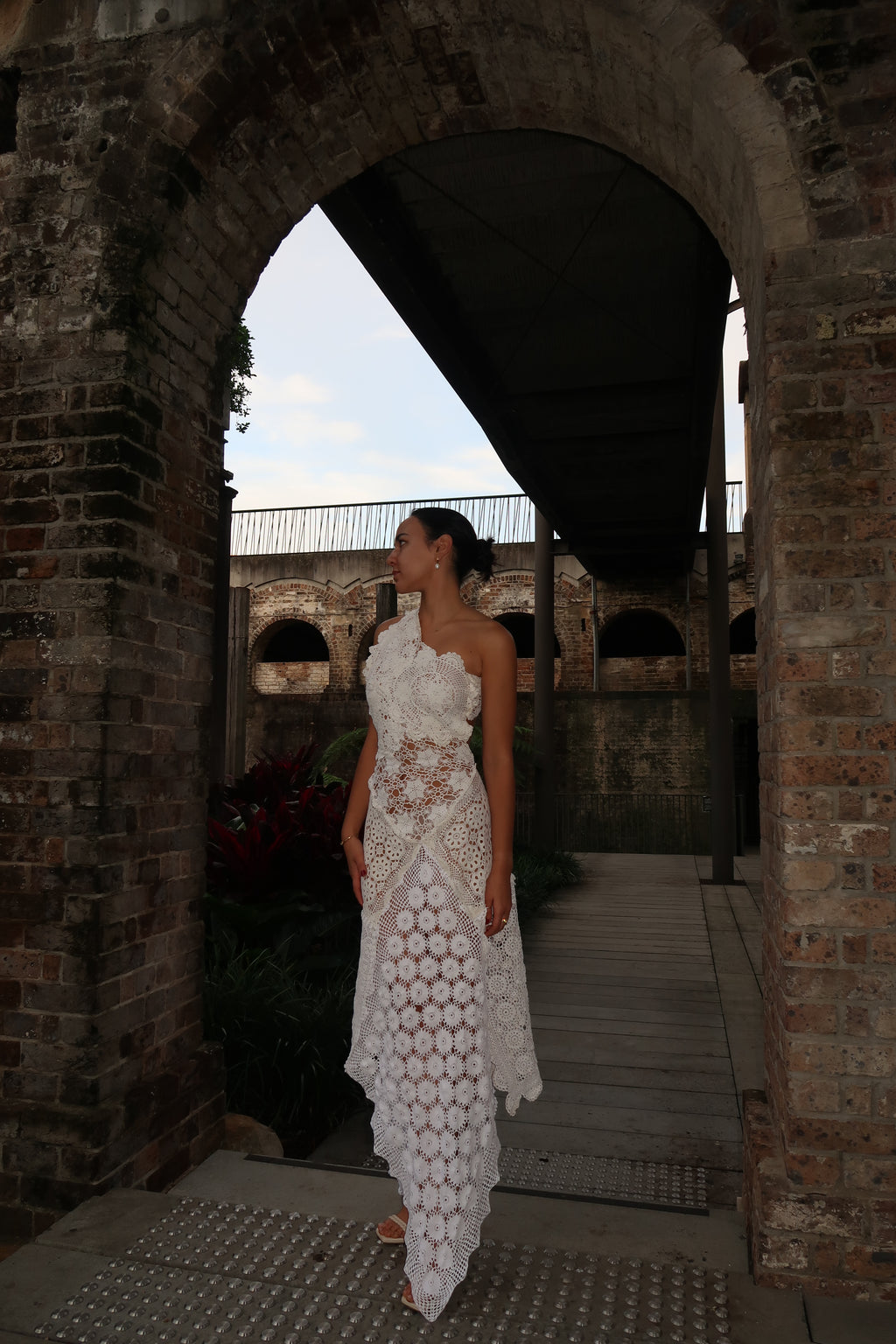 CROCHET PATCHWORK GOWN