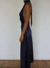 NAVY HALTER MAXI