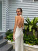 WHITE CROSSOVER MAXI