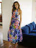 SHEER FLORAL MAXI