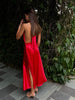 RED HALTER MAXI